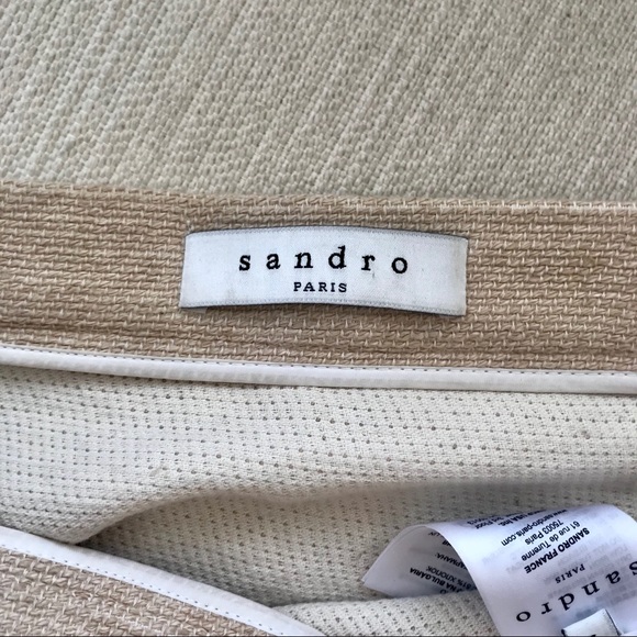 Blush pink Sandro Paris mini skirt - Picture 5 of 5